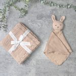 Luxe Knitted Duo (Bunny & Blanket)